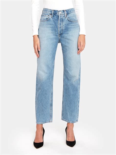 agolde 90's mid rise loose fit|agolde 90s cropped jeans.